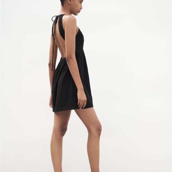 ZARA LACE INSERT MINI DRESS - Picture 7 of 12